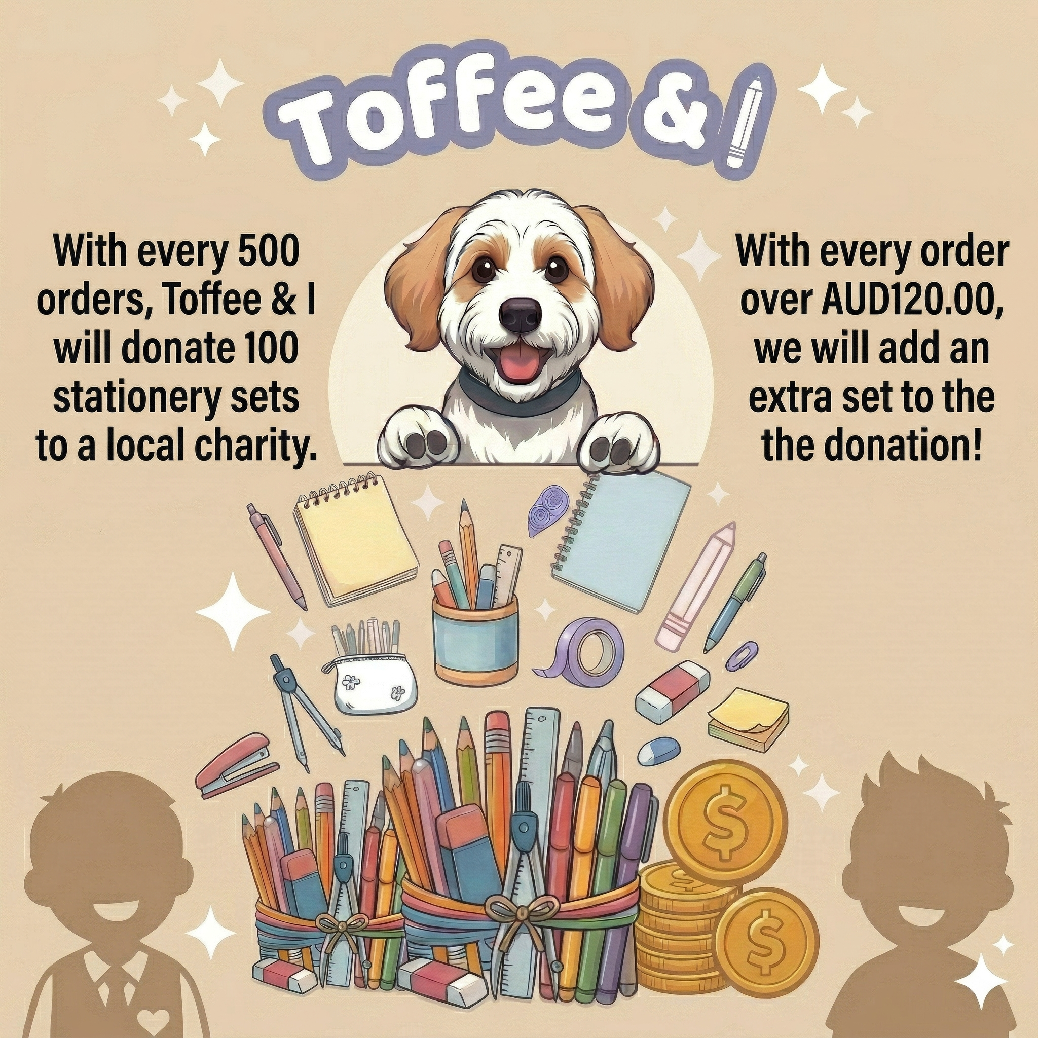 Cute Stationery That Gives Back: Toffee & I’s Donation Initiative in Australia