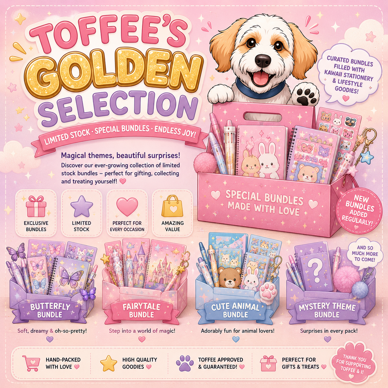 Limited-Stock Only Bundle Drops | Toffee's Golden Selections Australia