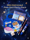 Buy Astronaut Mini Party Pack: essential space stationery such as pencil, push-pen eraser, sticky note pack and 10 mini stamp-stickers.