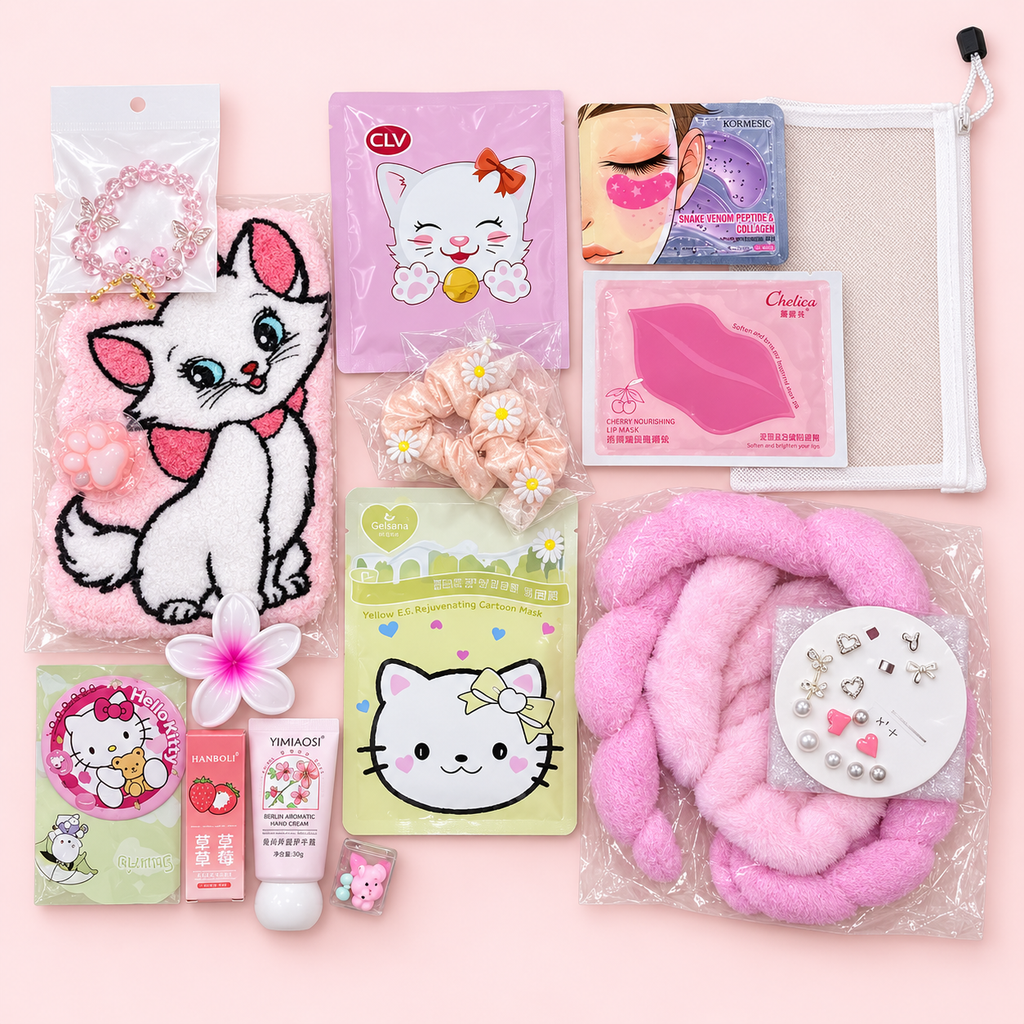 Birthday Bloom Self-Care Box - Pink Giftbox