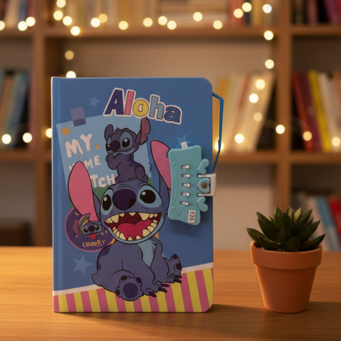Cute A5 Lockable Character Diary | Combination Lock Secret Journal