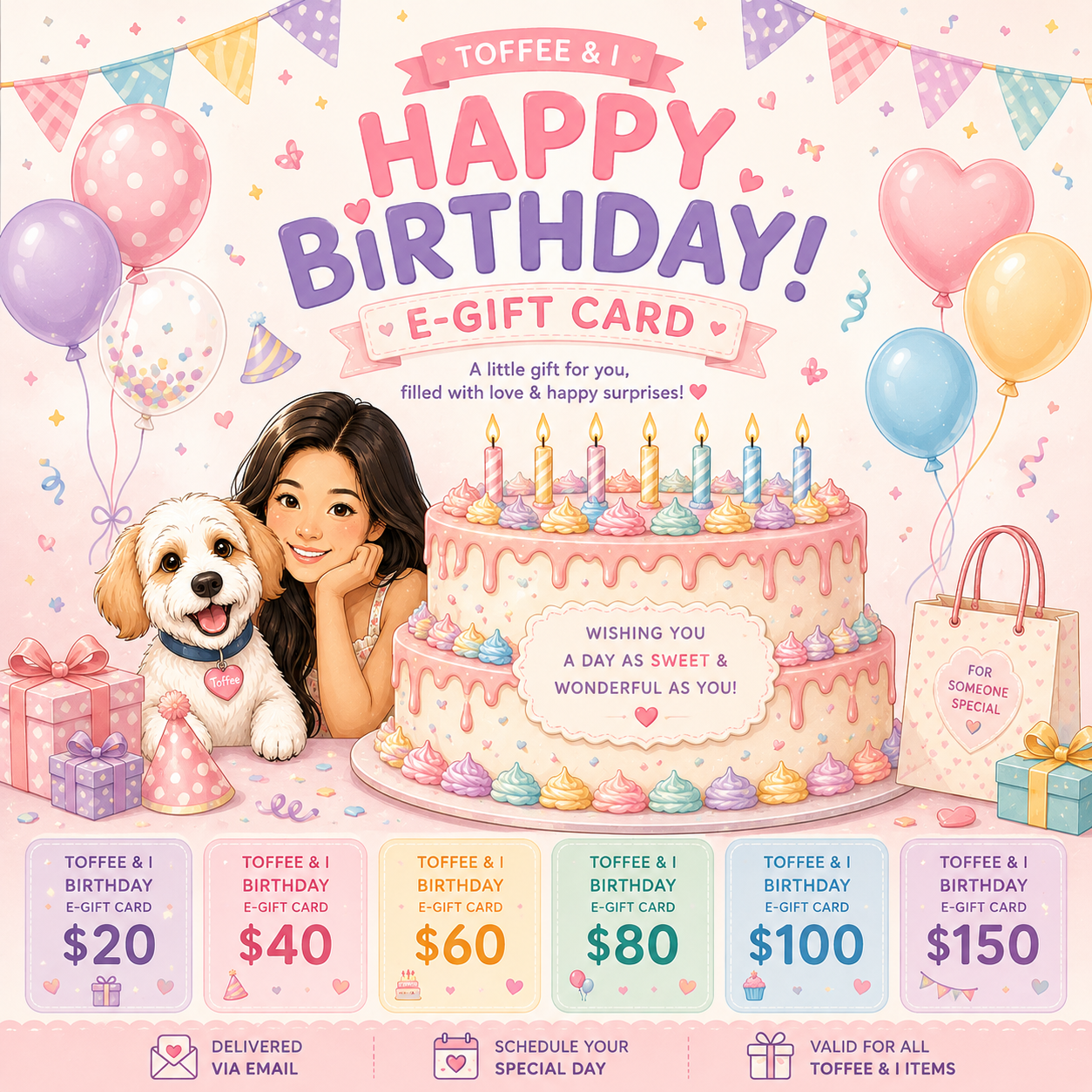 Toffee’s eGift Card | Happy Birthday 🎂