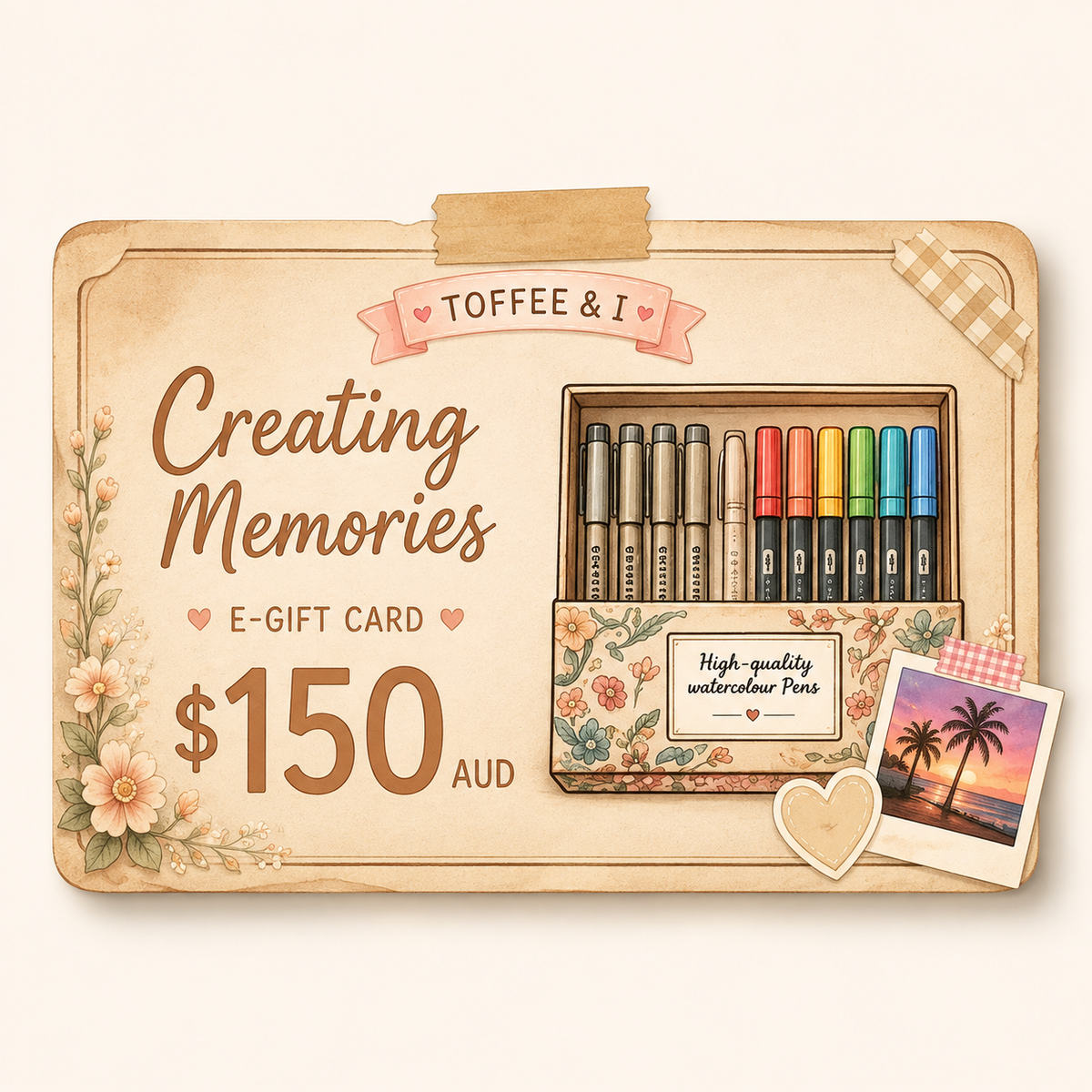 Toffee's eGift Card | Creating Memories
