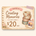 Toffee's eGift Card | Creating Memories
