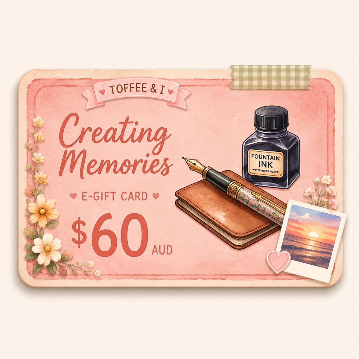 Toffee's eGift Card | Creating Memories
