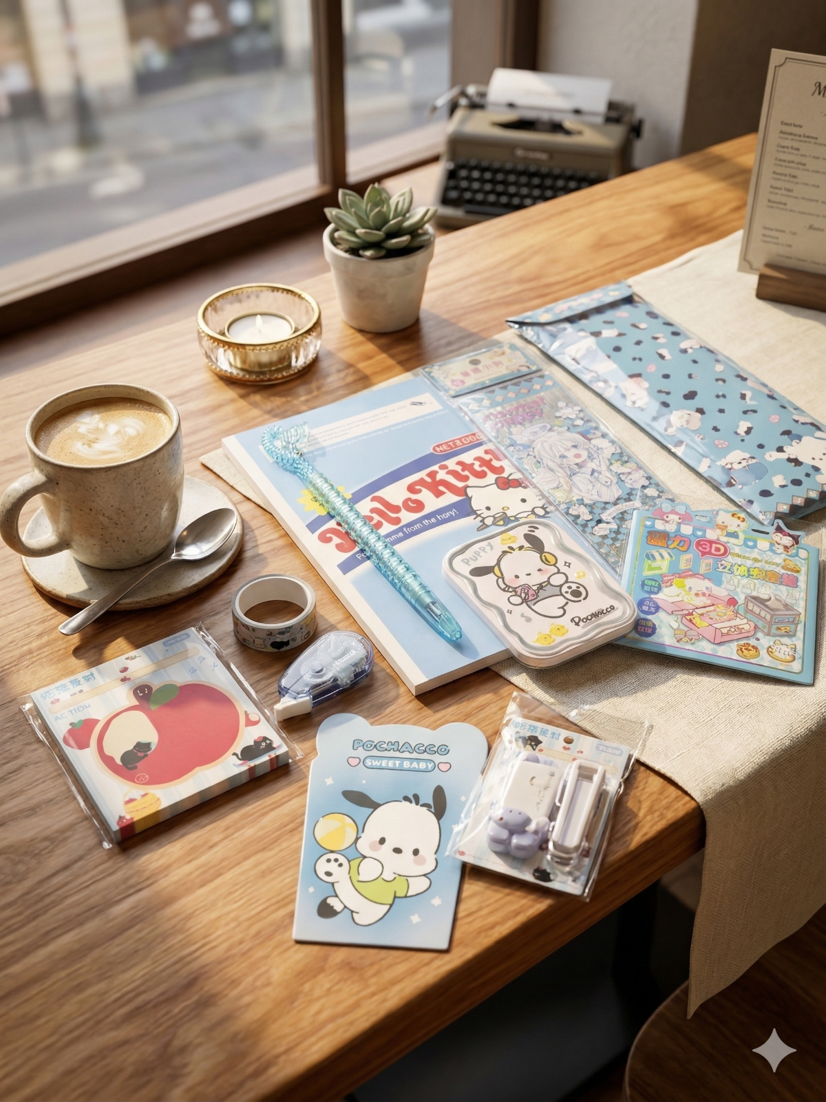 A soft and calming bundle with cool blue tones and a gentle storybook look.