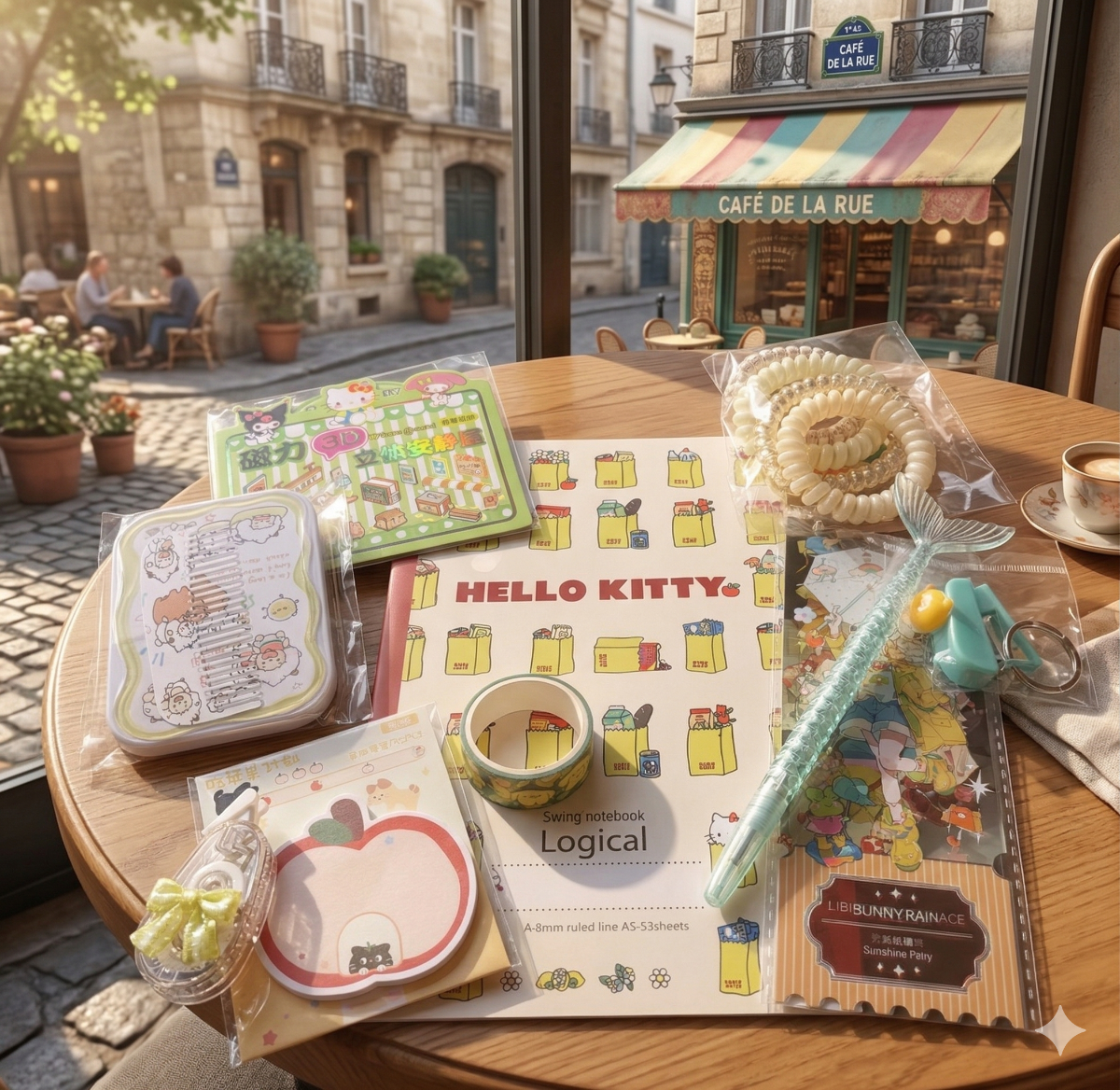 A lighter, brighter fairytale palette with cheerful yellow and green accents.