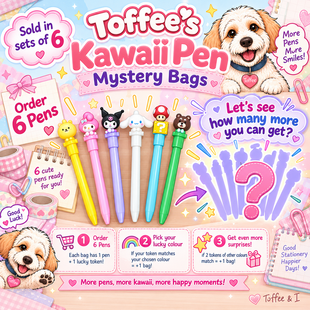Kawaii Pen Mystery Bags | Lucky Pen Blindbag