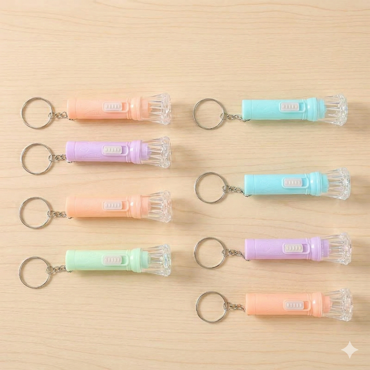 Different color design for macaron colored toy torch