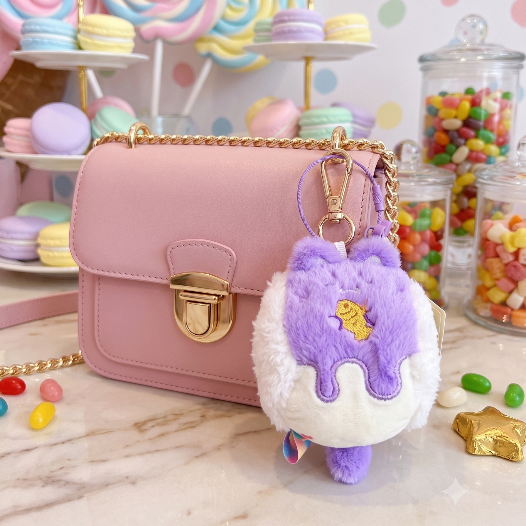 Sweet Treats Plush Dessert Bag Charms | Toffee Approved Limited Items