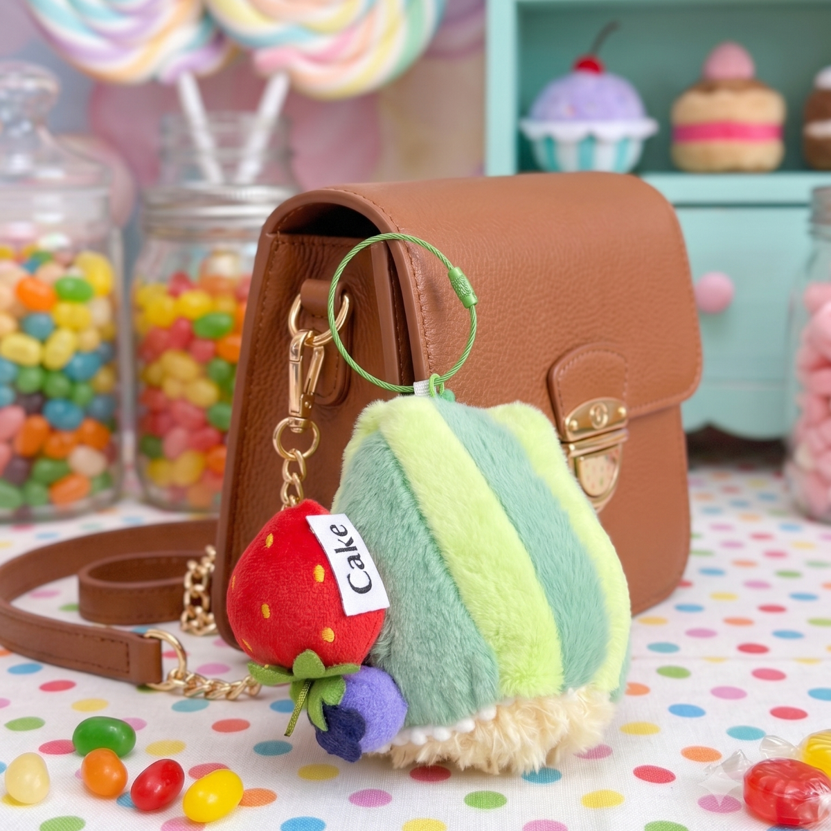 Sweet Treats Plush Dessert Bag Charms | Toffee Approved Limited Items