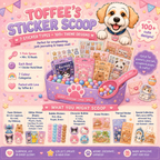 Toffee’s Sticker Scoop – Mystery Sticker Packs & Sheets