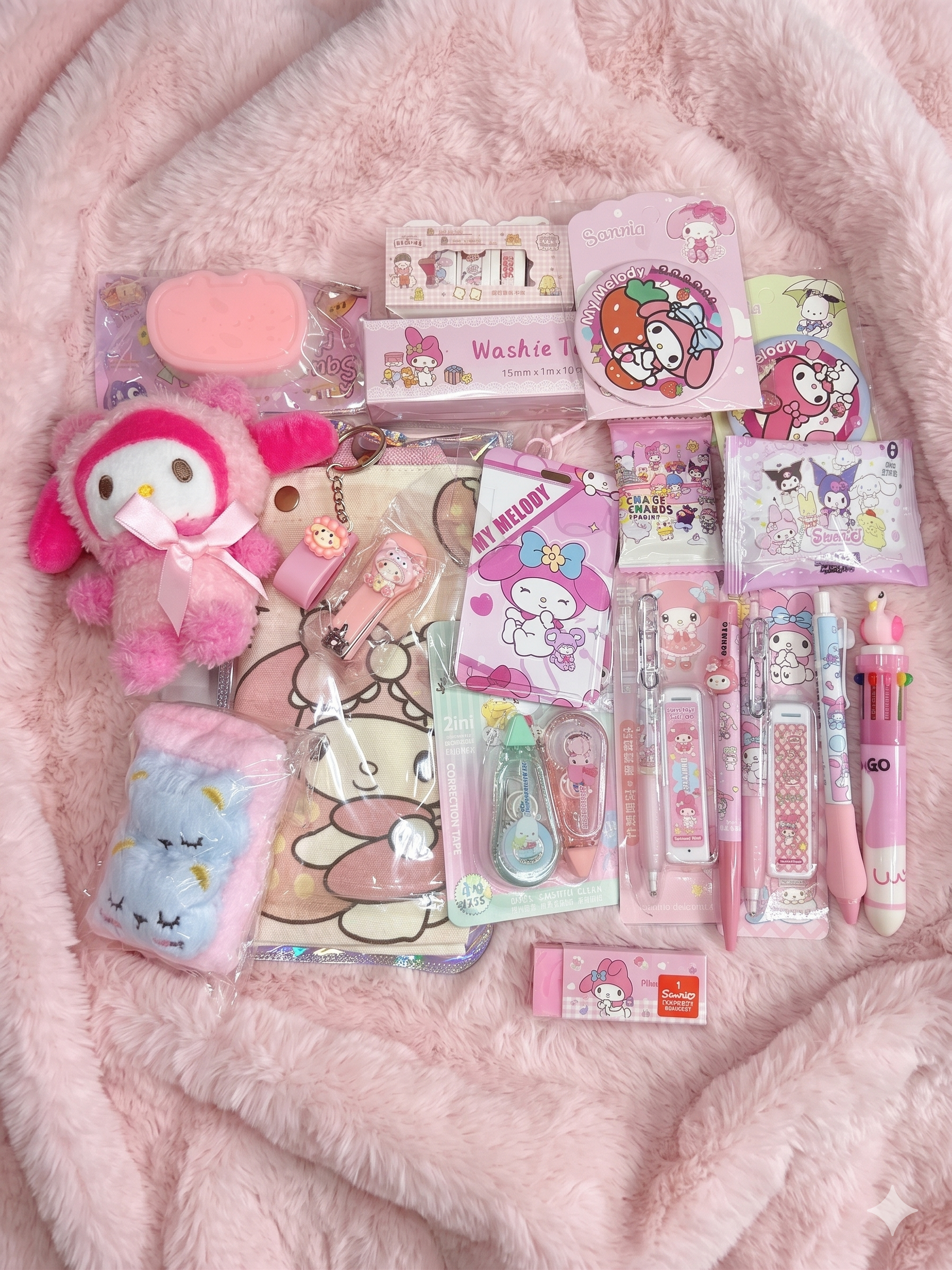 Toffee’s Pink Stationery Giftbox | Kawaii Stationery Giftbox Australia