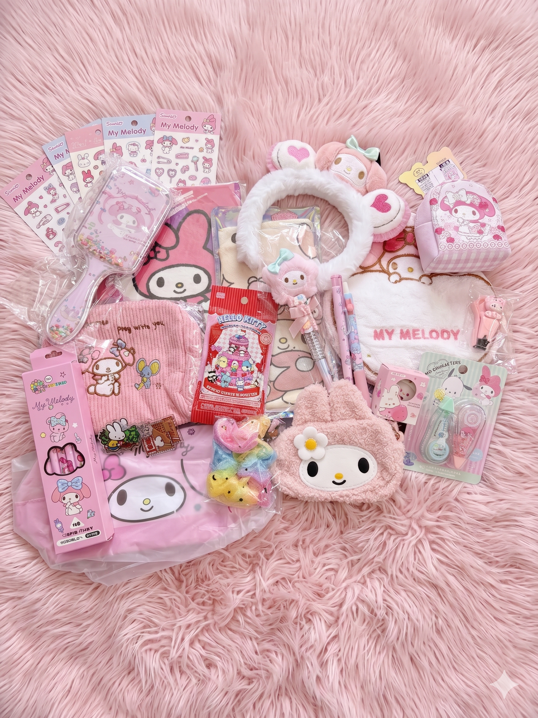 Toffee’s Pink Stationery Giftbox | Kawaii Stationery Giftbox Australia