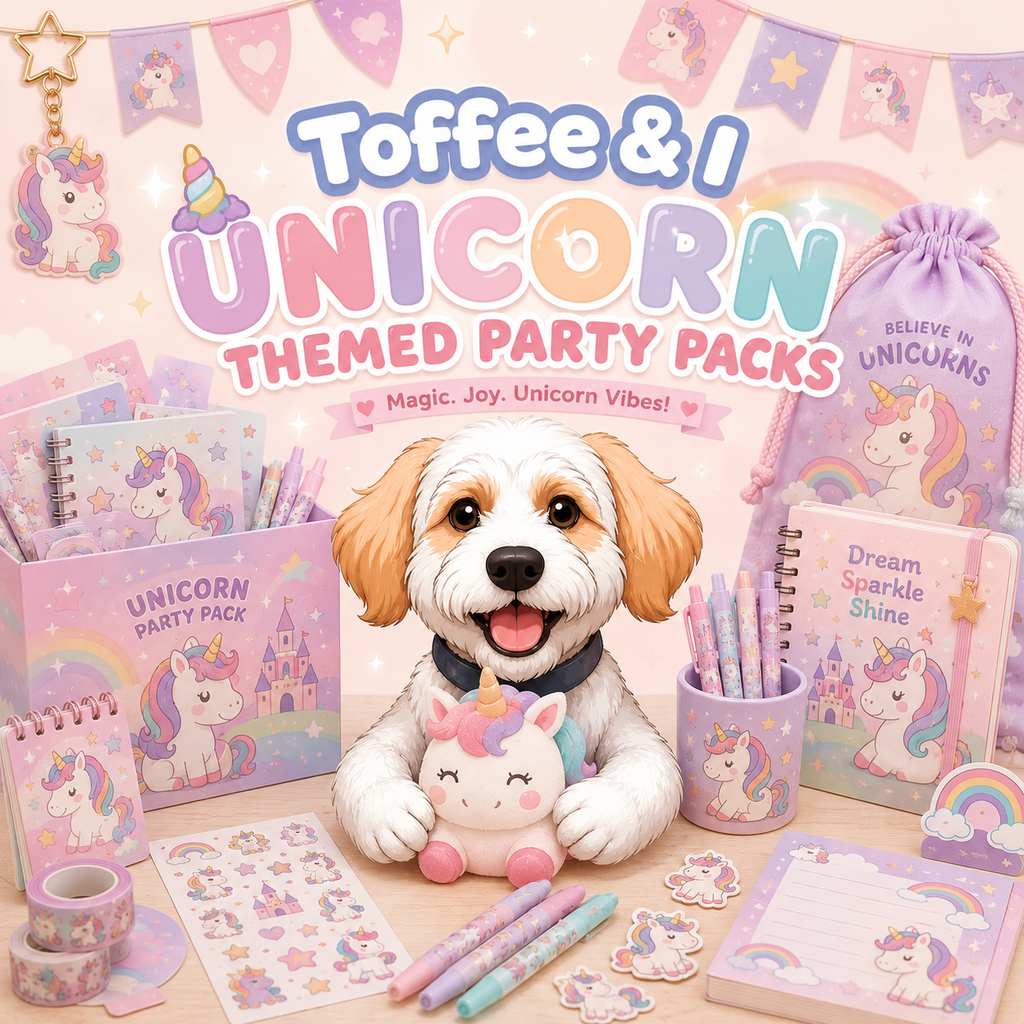 Unicorn Party Favors & Stationery Gift Set | Paw-fect Mini, Happy & Treasure Pack Australia